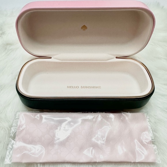KATE SPADE Womens Sunglasess Case with Cleaning Cloth. (case & cloth only) - Picture 2 of 6